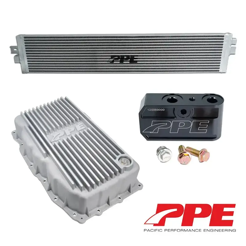 Ppe Heavy Duty Transmission Cooling Upgrade Kit For 20-24 Gm 3.0L Duramax Diesel 1