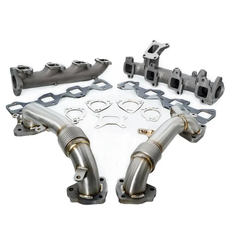 Ppe High Flow Exhaust Manifolds & Up Pipes For 17-21 L5p Duramax 1