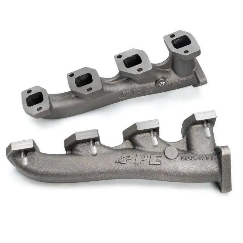 Ppe High Flow Exhaust Manifolds With Up Pipes For 2004.5-2005 Gm Lly Duramax 2