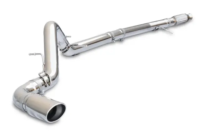 Ppe Polished Single Exit Cat-Back Exhaust Kit For 20-22 Gmc/Chevy 3.0L Duramax 1