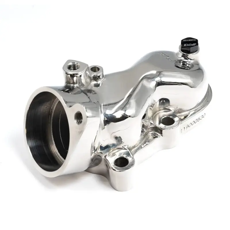 Ppe Polished Thermostat Housing Cover For 2001-2004 Gmc Chevrolet 6.6L Duramax 2