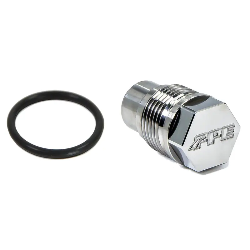 Ppe Race Fuel Rail Plug & Viton O-Ring For 07.5+ 6.7 Cummins & 04.5-10 6.6 Duramax 1
