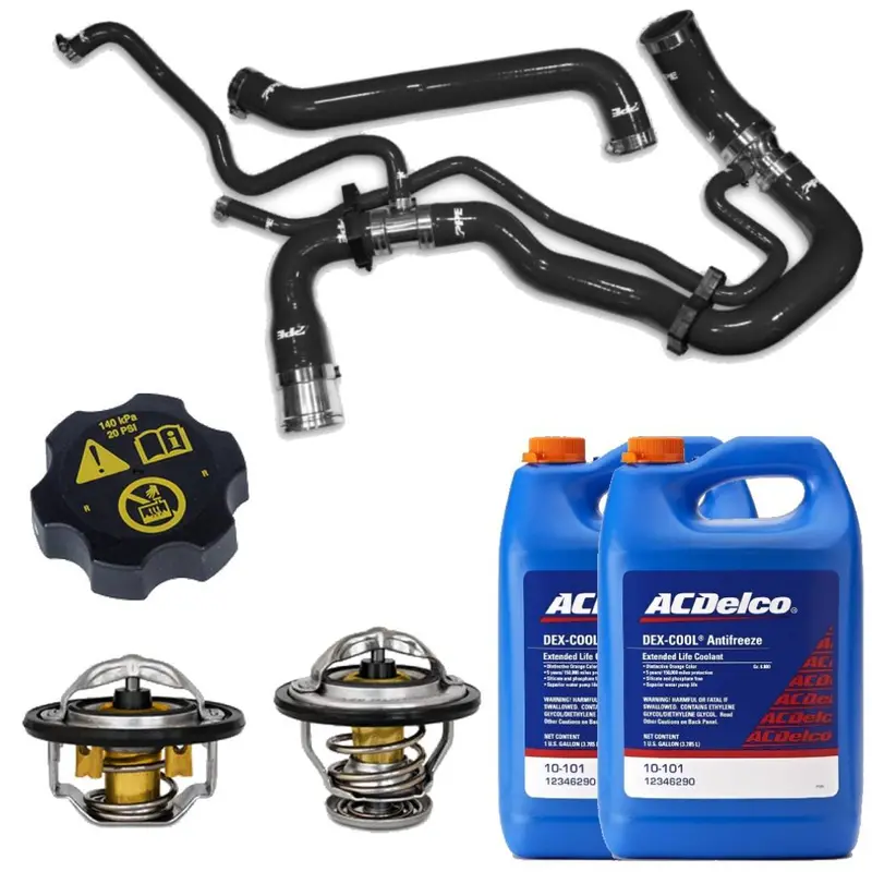 Ppe Radiator Hose - Thermostats - Acdelco Coolant & Cap For 11-16 6.6L Duramax 1