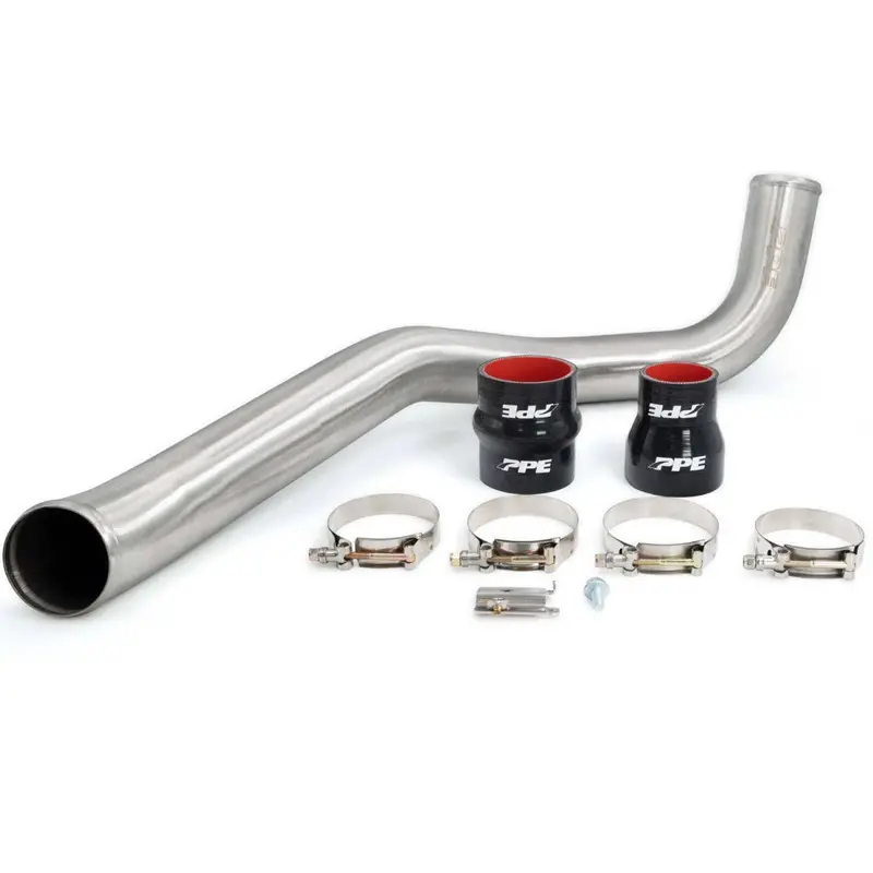 Ppe Raw 3" Ss Hot Side Intercooler Charge Pipe For 04-10 Gm 6.6L Duramax Diesel 1