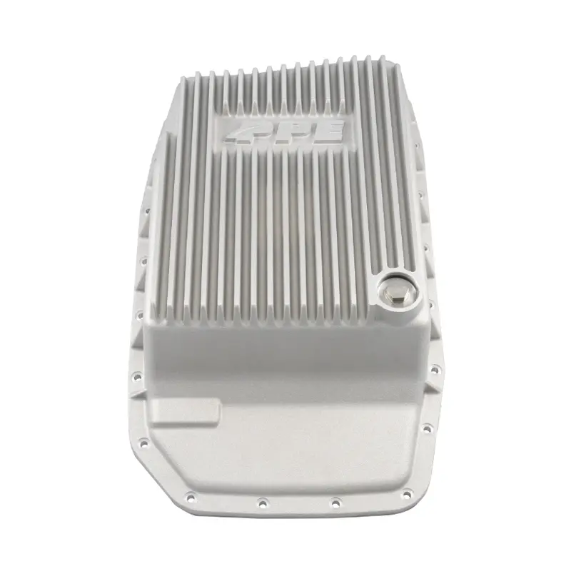 Ppe Raw Aluminum 6R80/6R100 Transmission Pan For 07-22 Ford F-150/F-250/F-350 1