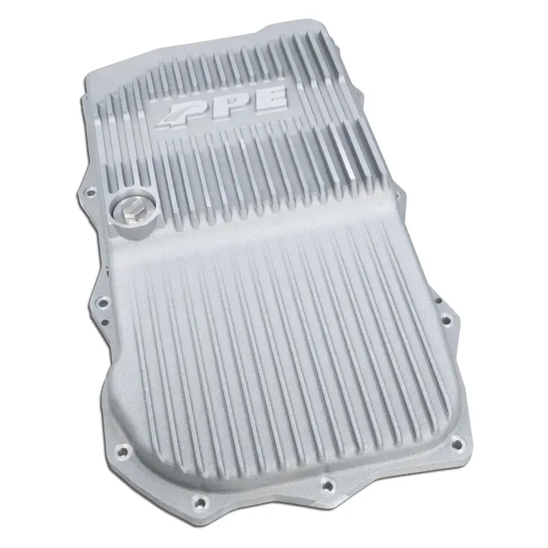 Ppe Raw Aluminum 850Re Transmission Pan For 2018-2026 Jeep Wrangler/Gladiator 1