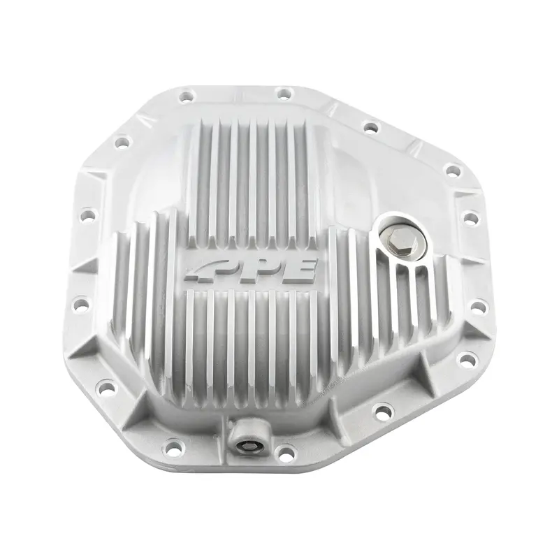 Ppe Raw Aluminum M275 14-Bolt Rear Differential Cover For 17-25 Ford F-250/F-350 1