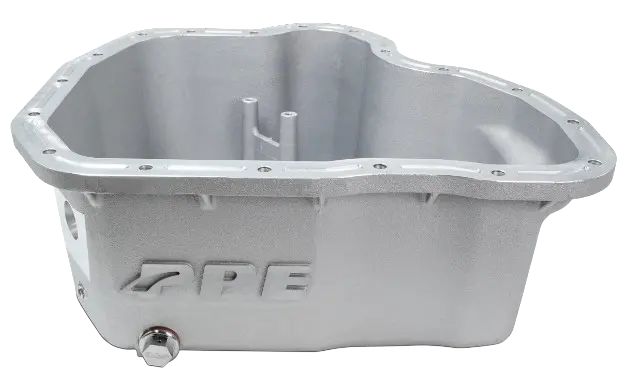 Ppe Raw Aluminum Oil Pan & Rear Differential Cover For 2011-2016 Gm 6.6L Duramax 2