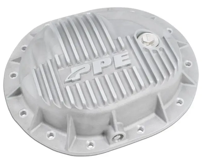 Ppe Raw Aluminum Rear Differential Cover For 2014-2024 Gmc/Chevy 1500 9.5"/9.76" 1