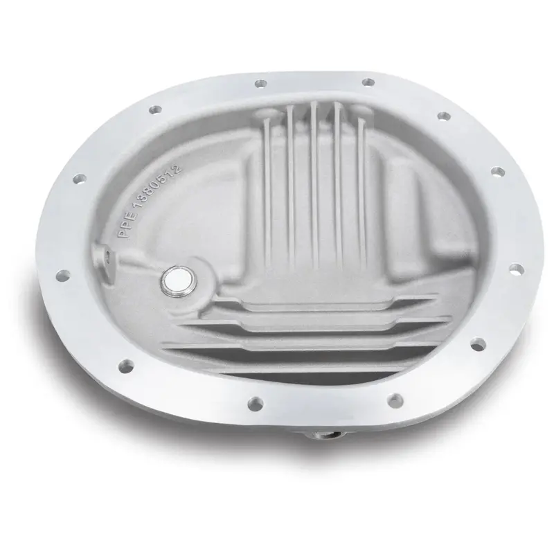 Ppe Raw Aluminum Rear Differential Cover For 2014-2024 Gmc/Chevy 1500 9.5"/9.76" 2