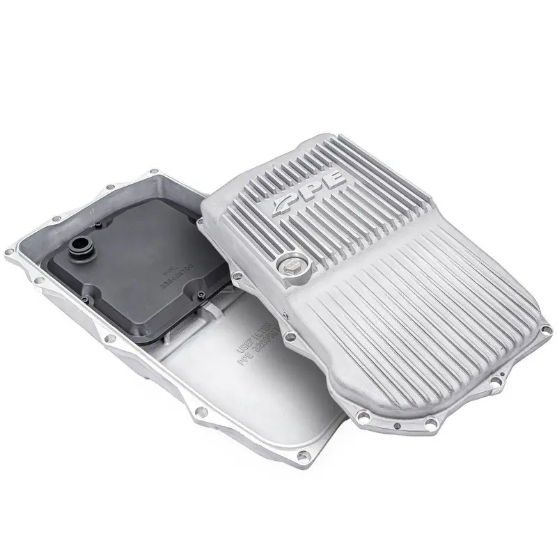 Ppe Raw Aluminum Trans Pan For 2012-2021 Jeep Grand Cherokee 8-Speed Auto 1