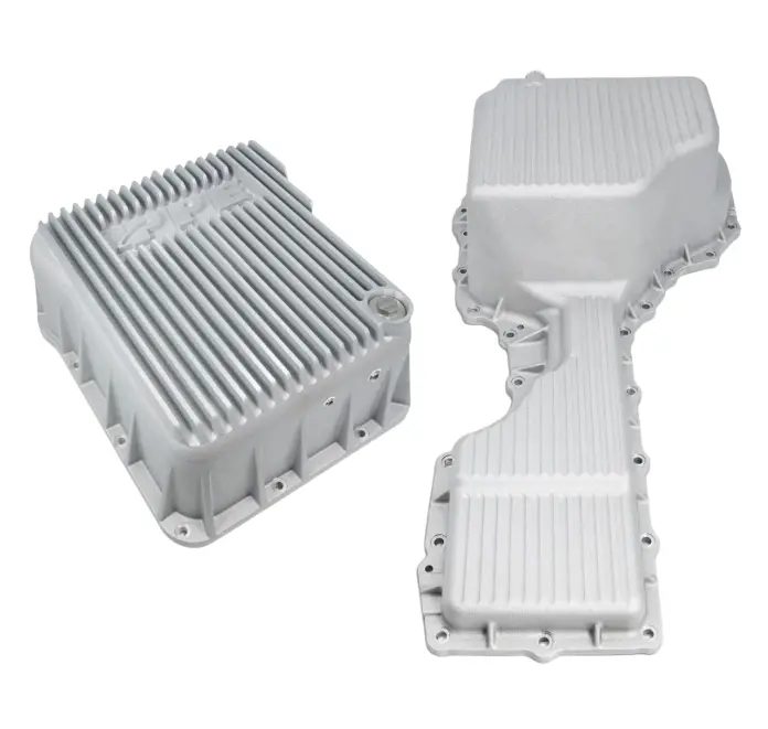 Ppe Raw Deep Aluminum Transmission & Oil Pan Kit For 2017-2019 Gm 6.6L Duramax 1