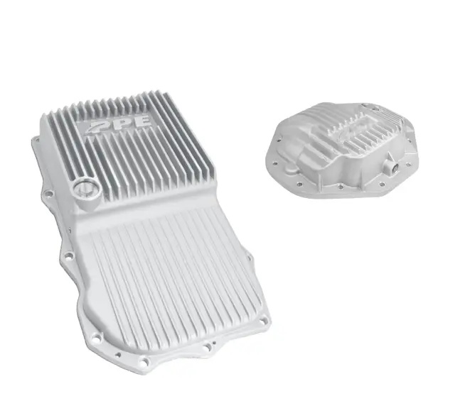 Ppe Raw Deep Transmission Pan & 9.25" 12-Bolt Rear Diff Cover For 13-22 Ram 1500 1