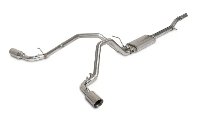 Ppe Raw Dual Exit Cat-Back Exhaust Kit W/ Polished Tips For 14-19 Gm 1500 5.3L 1