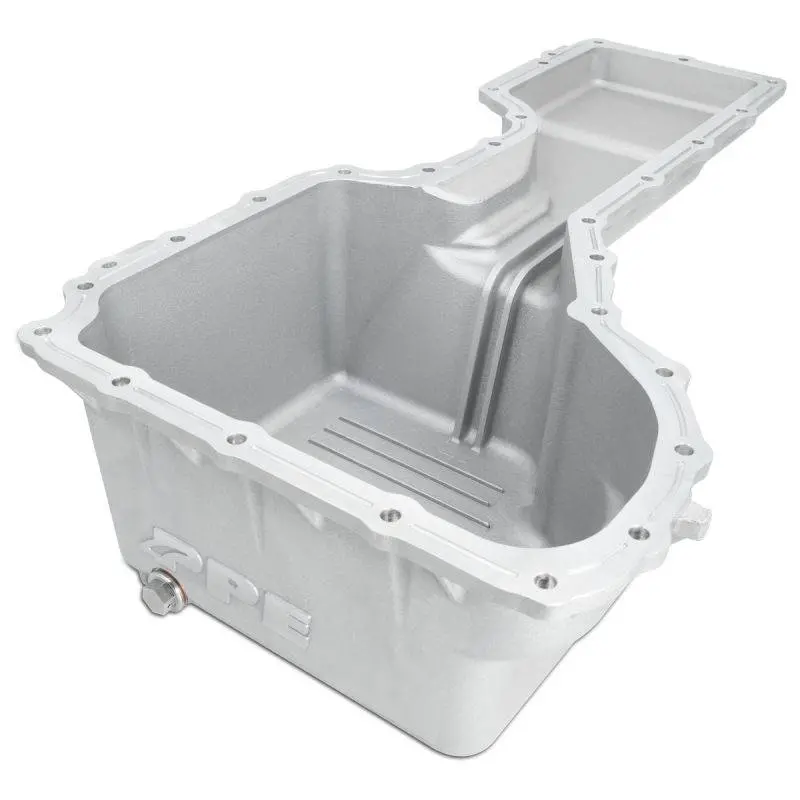 Ppe Raw Heavy Duty Cast Aluminum Oil Pan For 2017-2019 Chevy/Gmc 6.6L Duramax 1