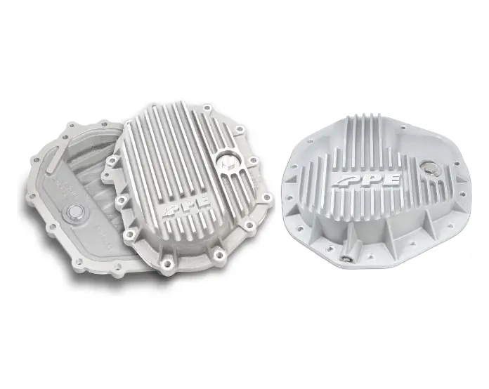 Ppe Raw Heavy Duty Front & Rear Differential Cover For 2020-2024 Gm 6.6L Duramax 1