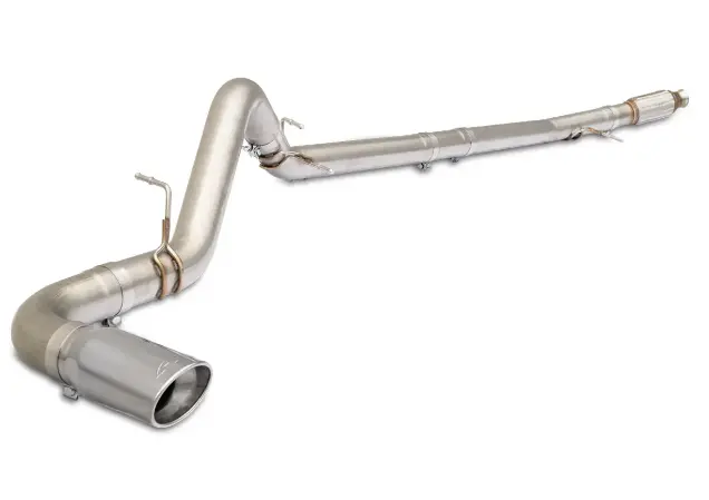 Ppe Raw Single Exit Cat-Back Exhaust W/ Polished Tip For 20-22 Gm 3.0L Duramax 1