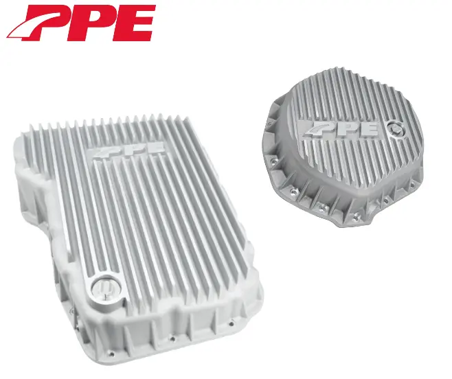 Ppe Raw Trans Pan & Diff Cover For 07.5-18 Ram 6.7L 68Rfe Aam 14-11.5'' Axle 1