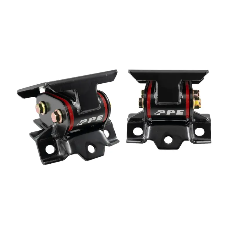 Ppe Red (70A) Silicone Bushing Engine Mounts For 11-16 Gmc Chevy 6.6L Duramax 1