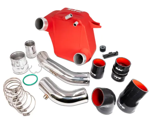 Ppe Red Air-To-Water Intercooler Kit For 11-24 Ford F-250/F-350 6.7L Super Duty 1