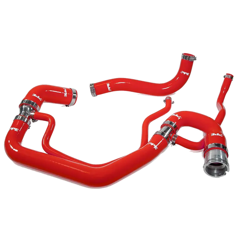 Ppe Red Radiator Hoses/Thermostats/Gm Coolant & Cap For 07-10 6.6L Duramax Lmm 2