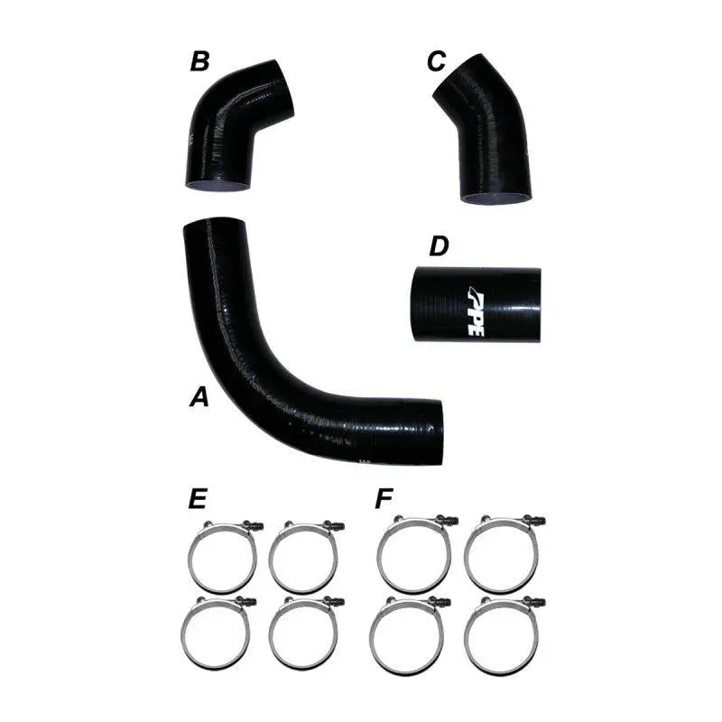 Ppe Silicone Hose Kit W/ Stainless Clamps For 02-04 Gm 6.6L Lb7 Duramax Diesel 1