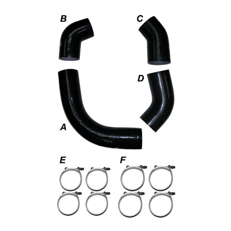 Ppe Silicone Hose Kit With Stainless Clamps For 2001 Gm 6.6L Lb7 Duramax Diesel 1