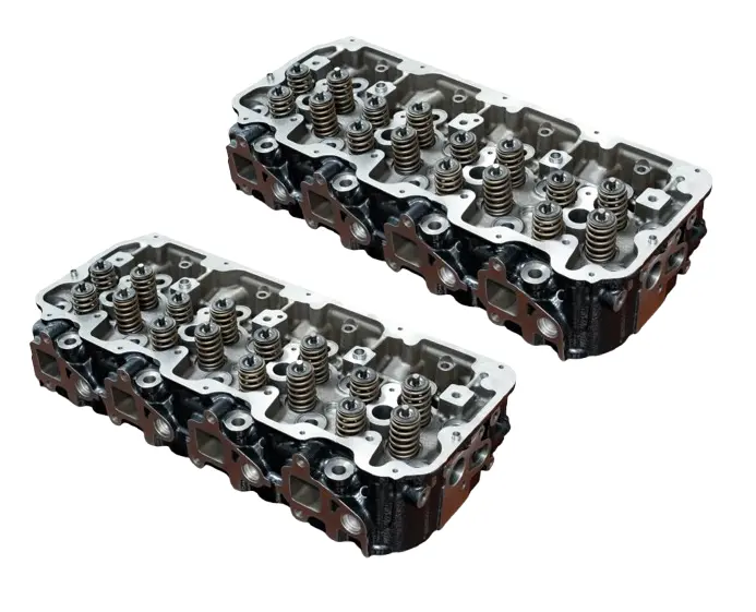 Ppe Upgraded Cast Iron Cylinder Head Set For 2004.5-2010 Gmc Chevy 6.6L Duramax 1