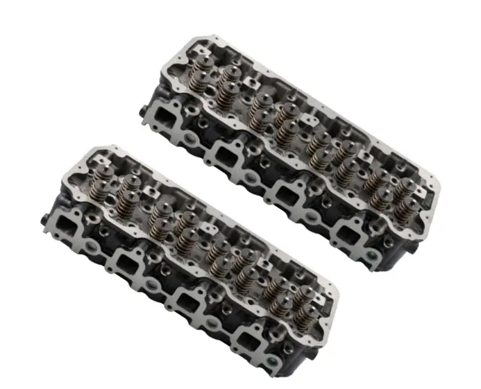Ppe Upgraded Cast Iron Ported Cylinder Head Set For 01-04 Gmc Chevy 6.6L Duramax 1