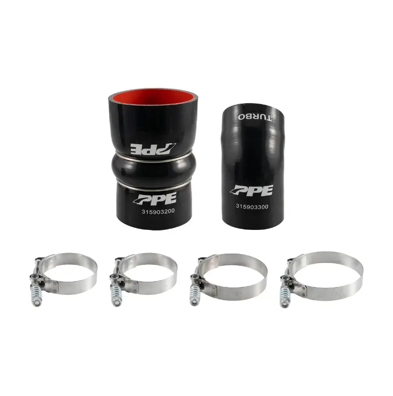 Ppe Upgraded Hot Side Intercooler Boot Kit For 2004.5-2007 Ford 6.0L Powerstroke 1