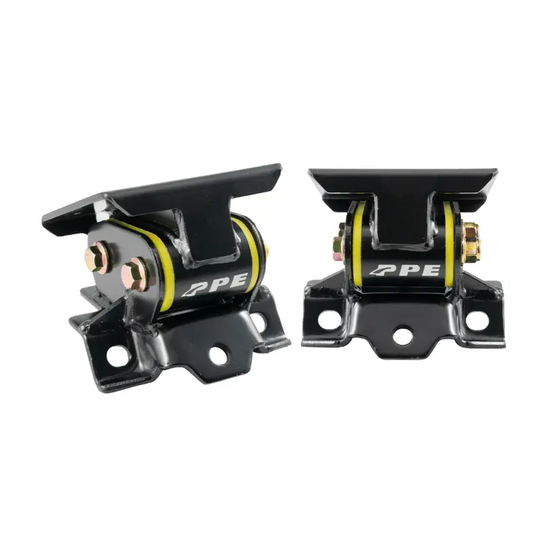 Ppe Yellow (60A) Silicone Bushing Engine Mounts For 11-16 Gmc Chevy 6.6L Duramax 1