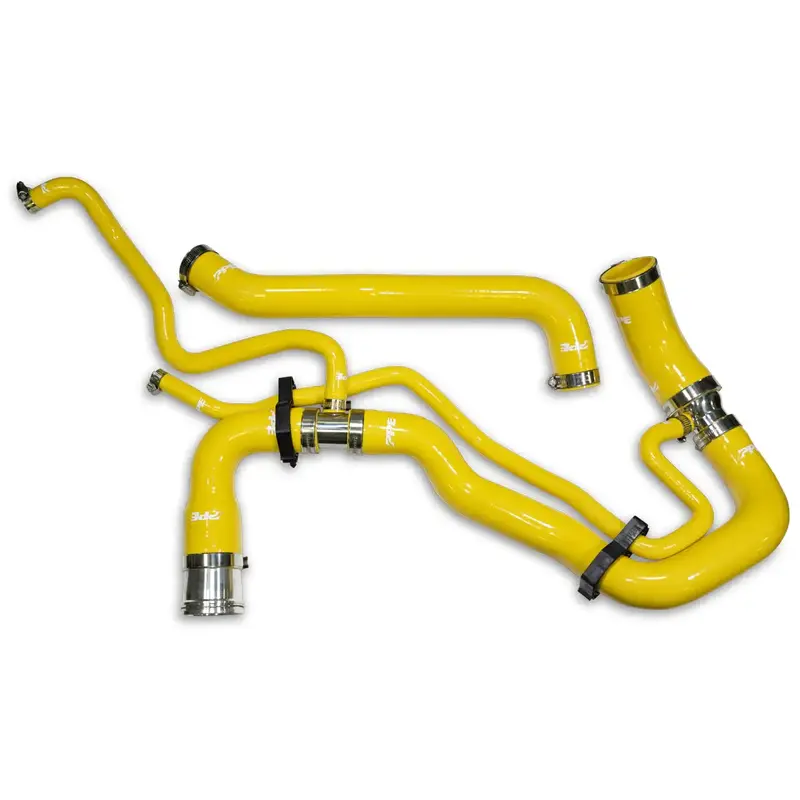 Ppe Yellow Silicone Upper & Lower Coolant Hose Kit For 2011-2016 Gm 6.6L Duramax 1
