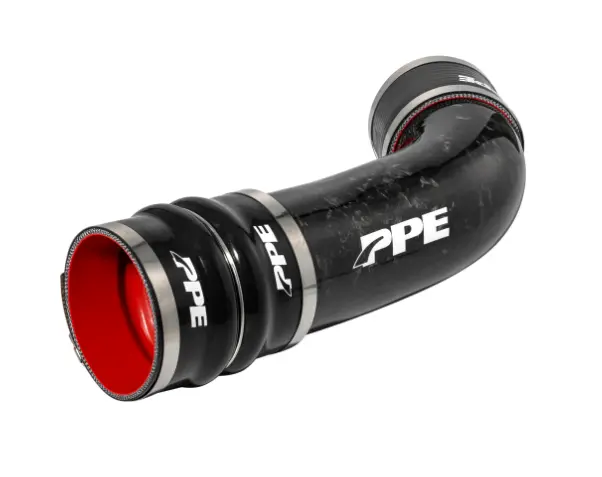 Ppe Zilla Forged Carbon Fiber Turbo Inlet Tube Kit For 2020-2024 Gm 6.6L Duramax 1