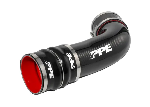 Ppe Zilla Twill Weaved Carbon Fiber Turbo Inlet Tube For 20-24 Gm 6.6L Duramax 1