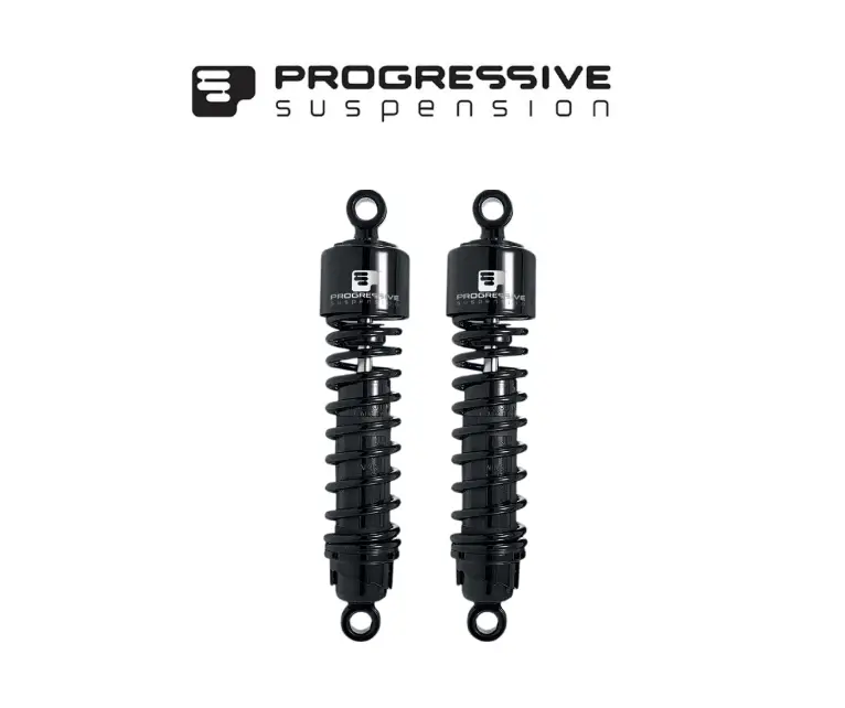 Progressive Suspension 412 Series 13.5In Black Shocks For 06-22 Harley Davidson Touring 1