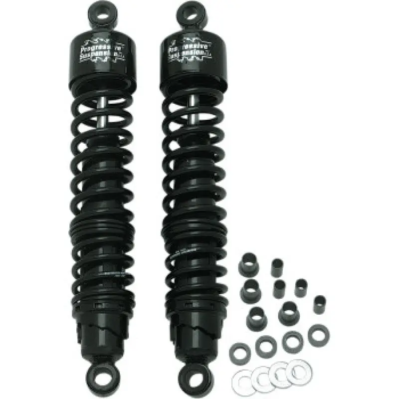 Progressive Suspension 413 Series 15" Black Shock Kit For Harley Davidson Sportster 1