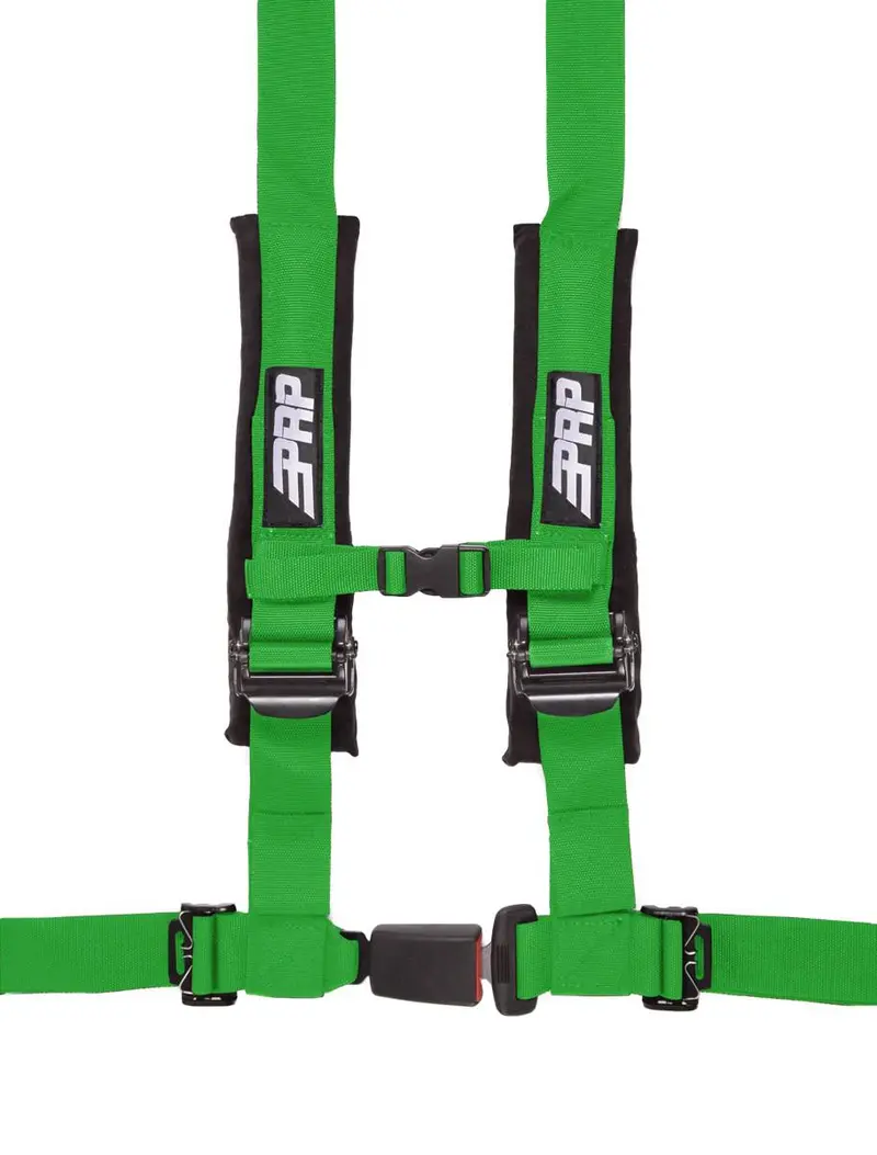 Prp 4.2 Green 4-Point Adjustable 2" Belt Harness With Auto Style Latch 1