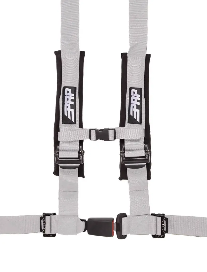 Prp 4.2 Silver 4-Point Adjustable 2" Belt Harness With Auto Style Latch 1