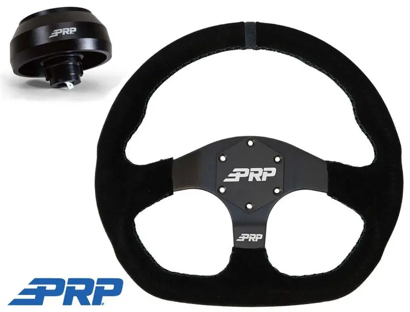 Prp Comp-R Suede Wheel Black Stripe W/ Adapter Hub For Toyota Tacoma (2005-2021) 1