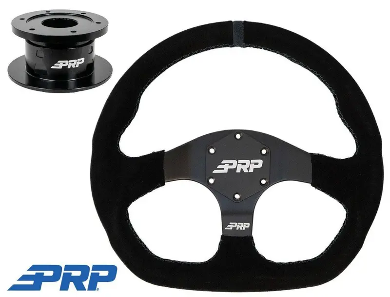 Prp Comp-R Suede Wheel Black Stripe W/ Universal Weld On Quick Release Hub 1
