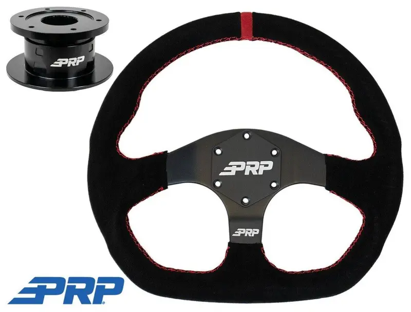 Prp Comp-R Suede Wheel Red Stripe W/ Quick Release Hub For Ezgo Golf Carts 1
