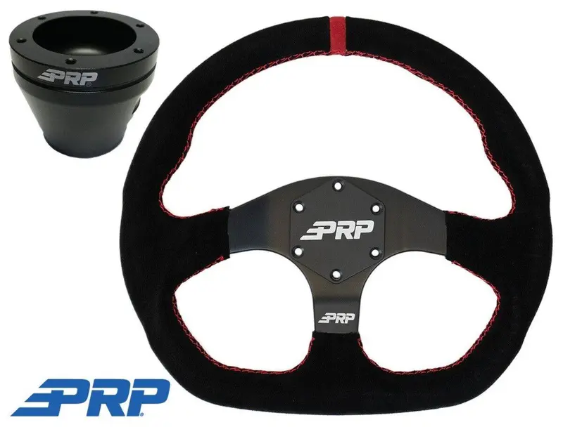Prp Comp-R Suede Wheel Red Stripe W/ Utv Hub Adapter For Polaris/Can-Am 1