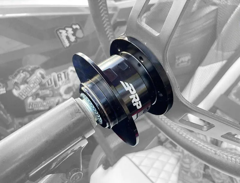 Prp Deep Dish Leather Wheel Blue Stripe/Quick Release Hub For Polaris/Can-Am 2