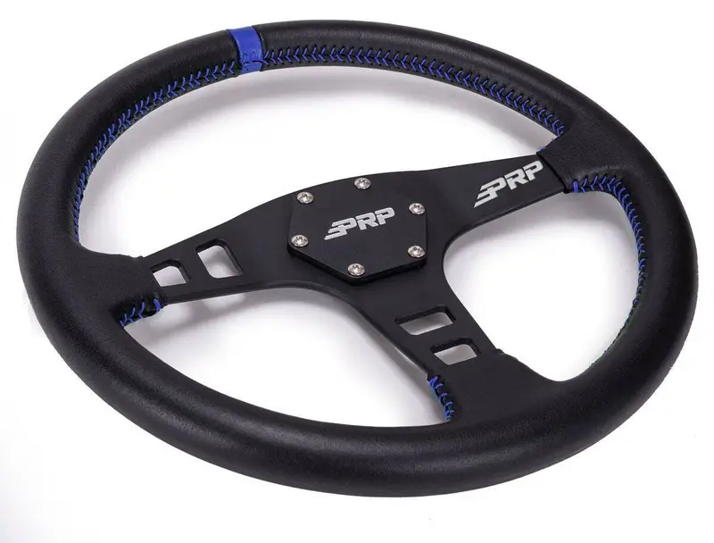 Prp Flat Leather Steering Wheel Blue Stripe/6 Bolt Hub Toyota Tacoma (2005-2021) 2