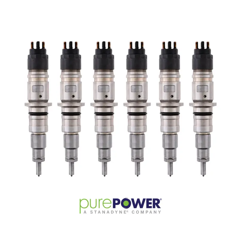 Purepower Remanufactured Fuel Injector Set For 2013-2018 Dodge Ram 6.7L Cummins 1