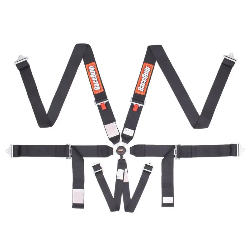 Racequip 744004Rqp Camlock 6 Point Harness Set - Sfi 16.1 - Black 1
