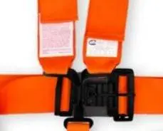 Racequip Latch & Link 5 Point Harness Set - 3 In. Lap And 2 In. Sub - Orange 1