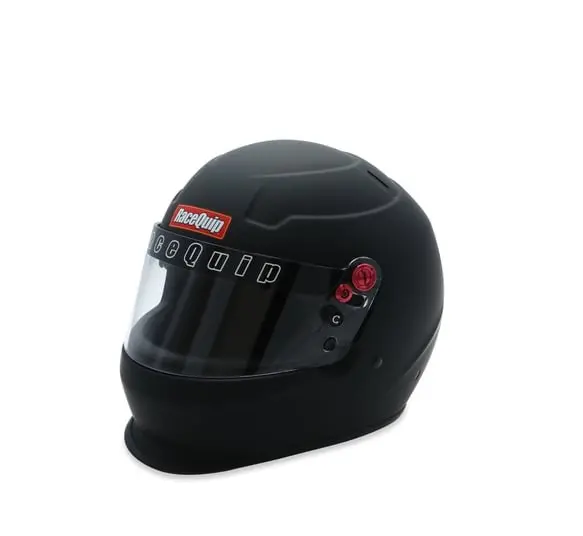 Racequip Pro25 Full Face Racing Helmet Snell Sa2025 Flat Black Large 1