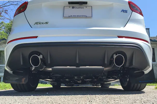 Rally Armor Black Ur Mud Flaps W/ Nitrous Blue Logo For 2012-2019 Ford Focus St/Rs 2