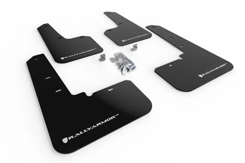 Rally Armor Black Ur Mud Flaps W/ White Logo For 2020-2025 Subaru Outback 1